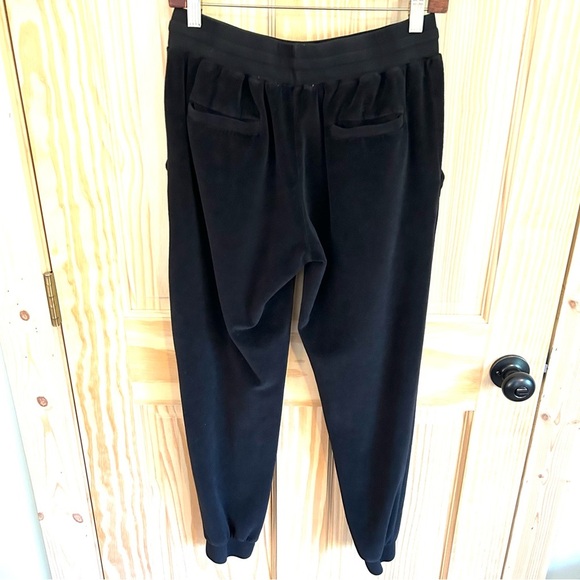 Young Fabulous & Broke Black Velour Joggers. Size Small. - Picture 7 of 13